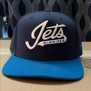 Fanatics Blue and White Winnipeg Jets Hat